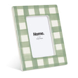 Argos Home green gingham picture frame 4x6 - British product