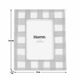 Argos Home green gingham picture frame 4x6 - British product
