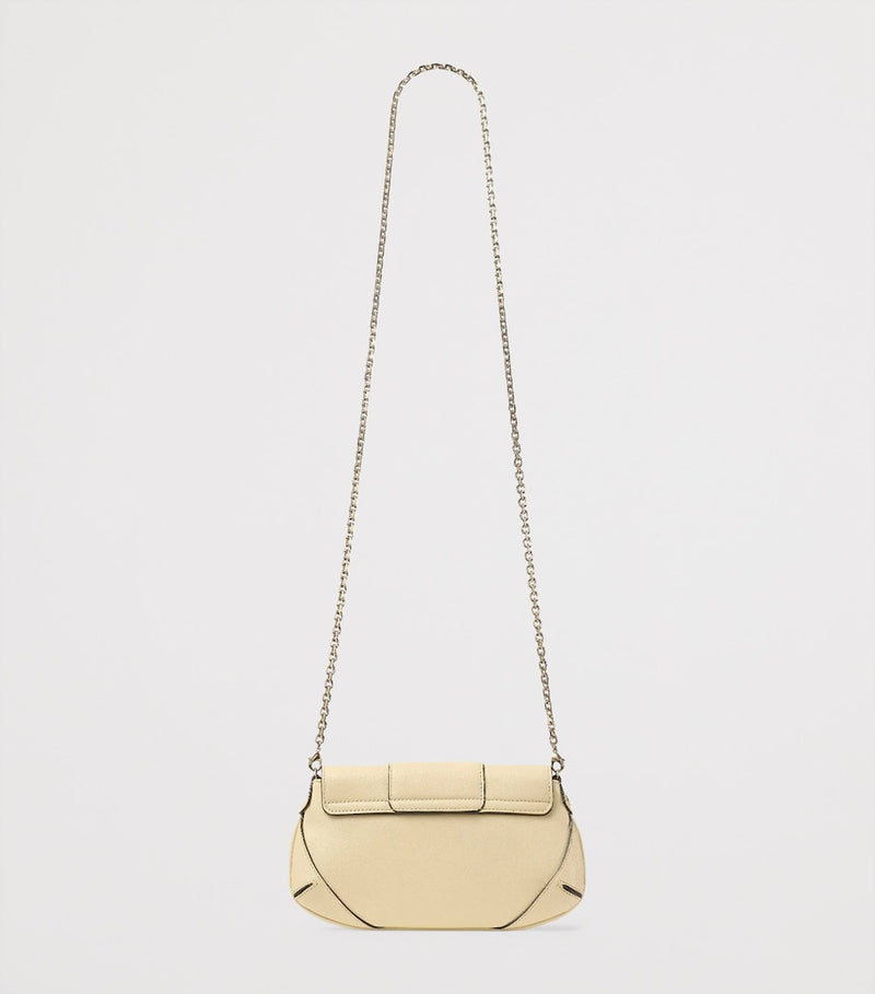 Jimmy Choo Bar Mini Chain Wallet in smooth biker leather, UK version