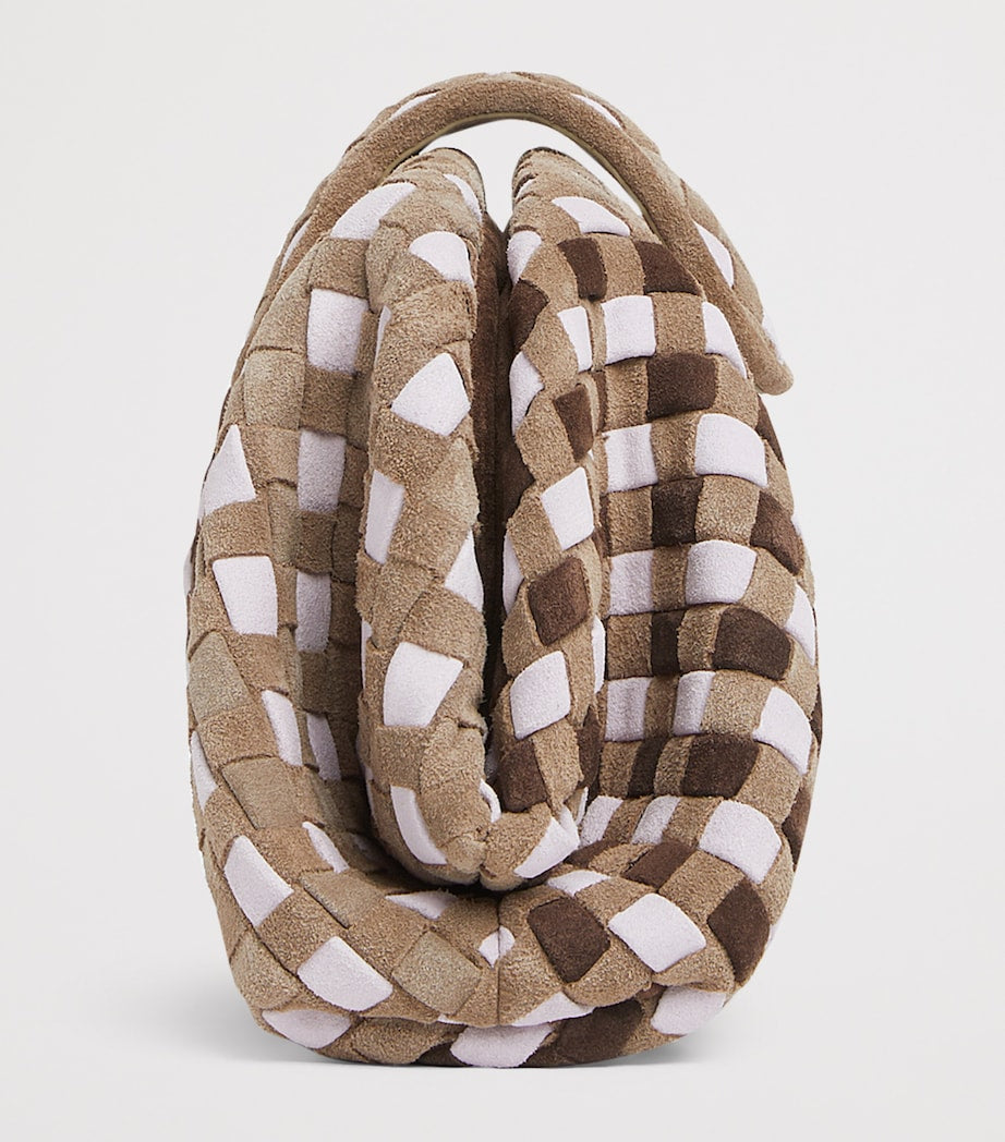 Bottega Veneta small suede Lauren 1980 clutch bag - British product