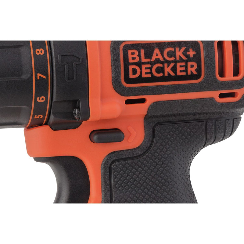 Black+Decker 18V cordless hammer drill with battery, UK version