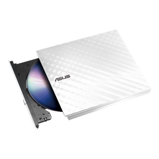 Asus slim external DVD writer white SDRW-08D2S-U, imported from the UK