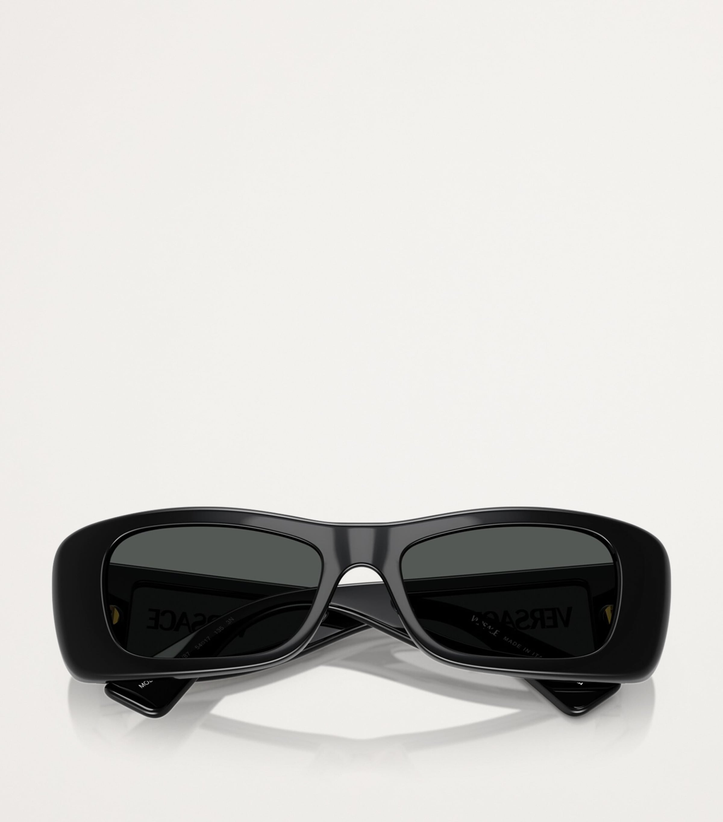 Versace acetate rectangular sunglasses with UV protection - British product
