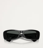 Versace acetate rectangular sunglasses with UV protection - British product
