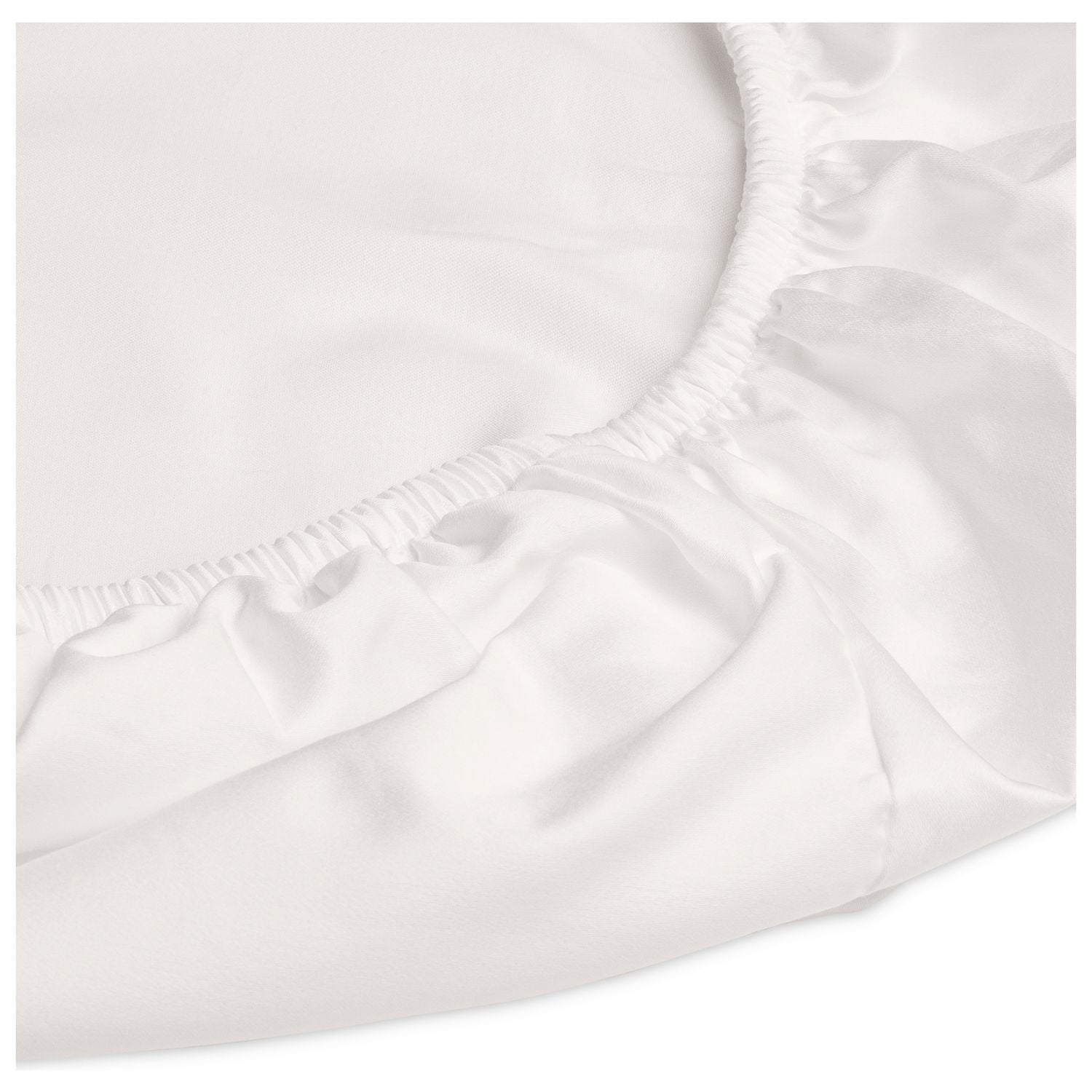 Habitat Egyptian Cotton 400TC Cream Fitted Sheet - Superking