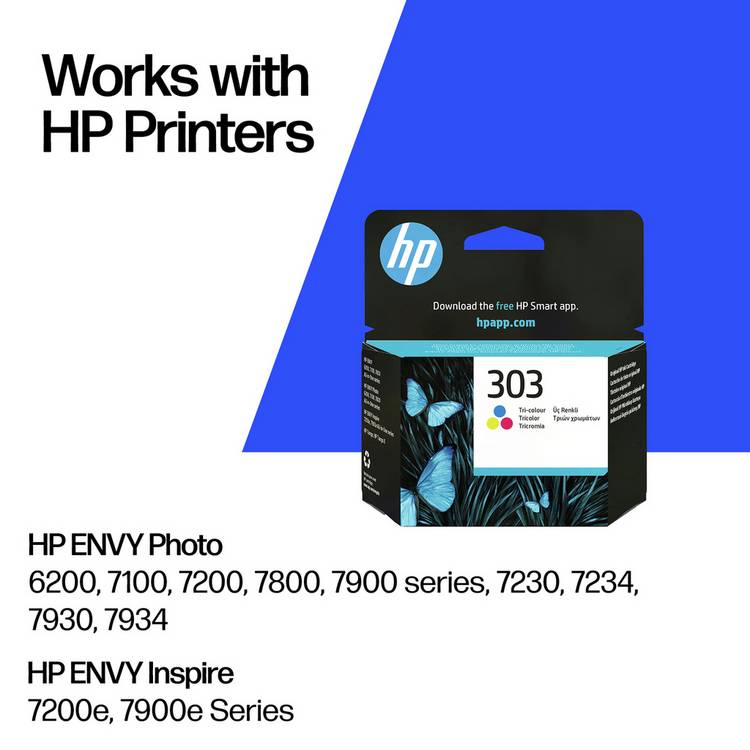 HP 303 original ink cartridge colour (British brand)