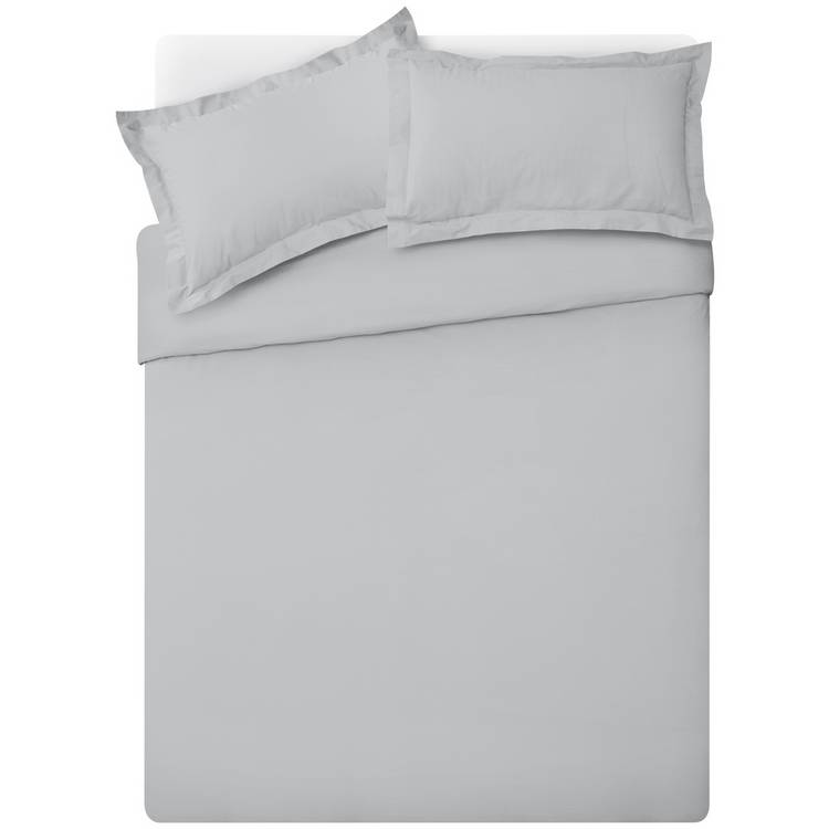 Habitat Egyptian cotton 400TC grey bedding set single, imported from the UK