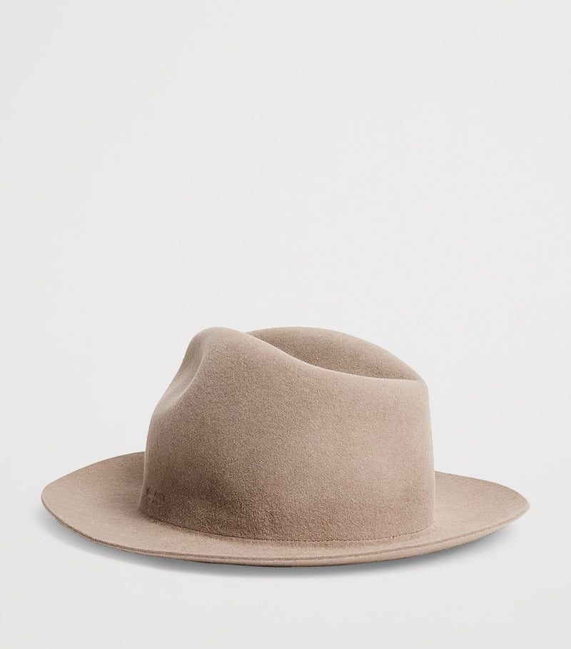 Giorgio Armani classic rabbit hair fedora, imported from the UK