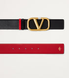 Valentino Garavani reversible VLogo belt 4cm, imported from the UK