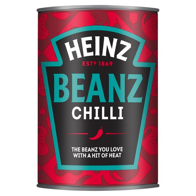 Heinz Tinned Baked Beans Chilli    390g