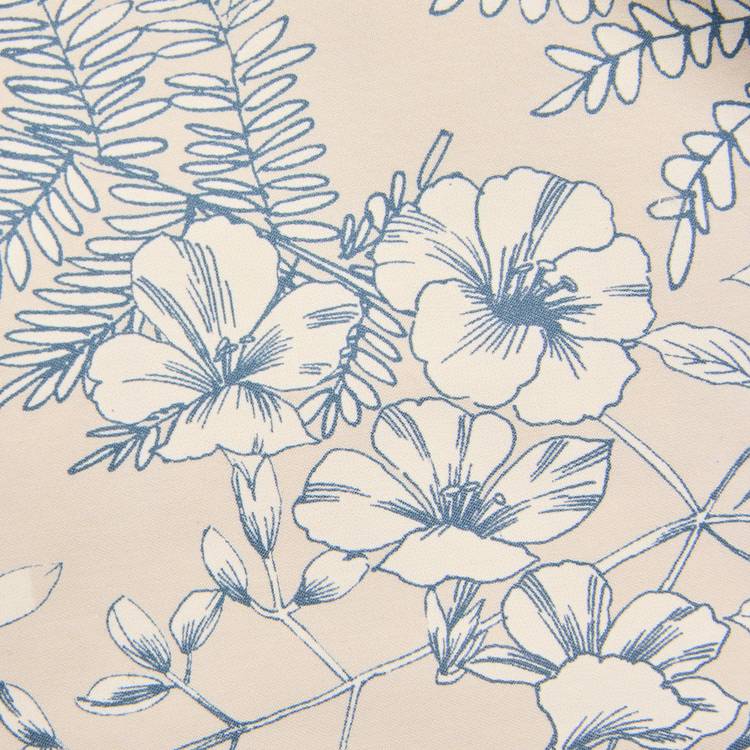 Habitat blue botanical eyelet curtains 117x137cm (British brand)