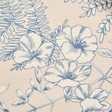 Habitat blue botanical eyelet curtains 117x137cm (British brand)