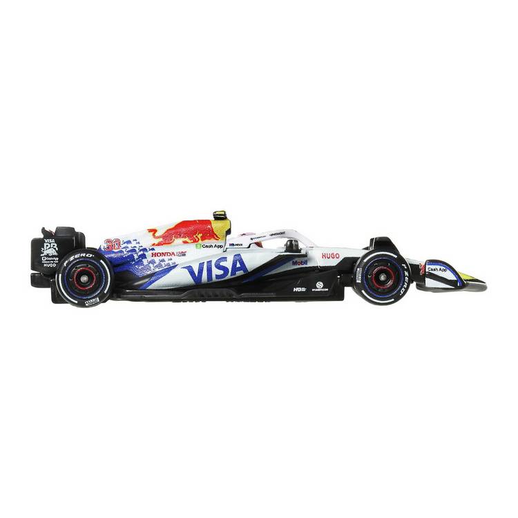 Hot Wheels Liam Lawson styled F1 car 1:64 scale, imported from the UK
