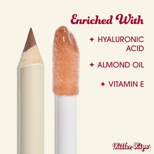 Killer Lips lip kit Brown Sugar, imported from the UK