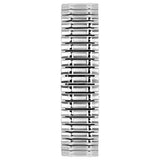 Sekonda men's watch black dial 42mm stainless steel expander bracelet (British brand)