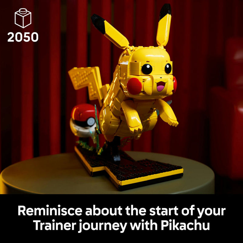 LEGO Pikachu and Poké Ball building set 2050 pieces, imported from the UK