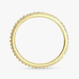 Revere gold plated eternity ring large, imported from the UK