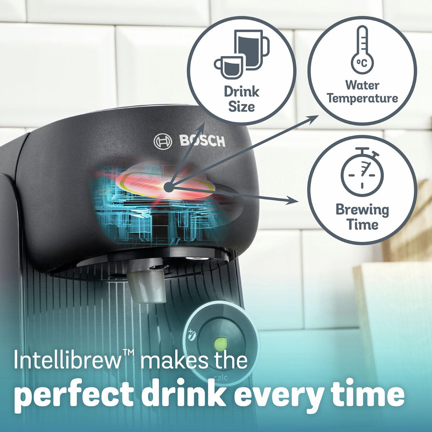 Tassimo Finesse Friendly pod coffee machine black, UK version