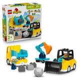 LEGO DUPLO 3 in 1 construction vehicles building toy 22 pieces, imported from the UK