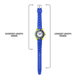 Tikkers Kids Blue Time Teacher Watch silicone strap - British product