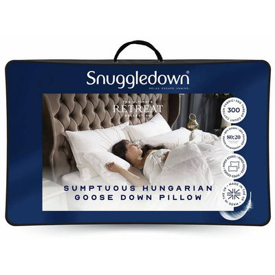 Argos Snuggledown Retreat Medium Soft Pillow - 2 Pack- Buy online at McGrocer
