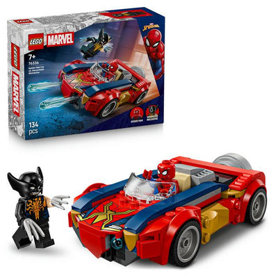 Argos LEGO Marvel Spider-Man Car vs. Venomized Wolverine Building Toy Set- Buy online at McGrocer