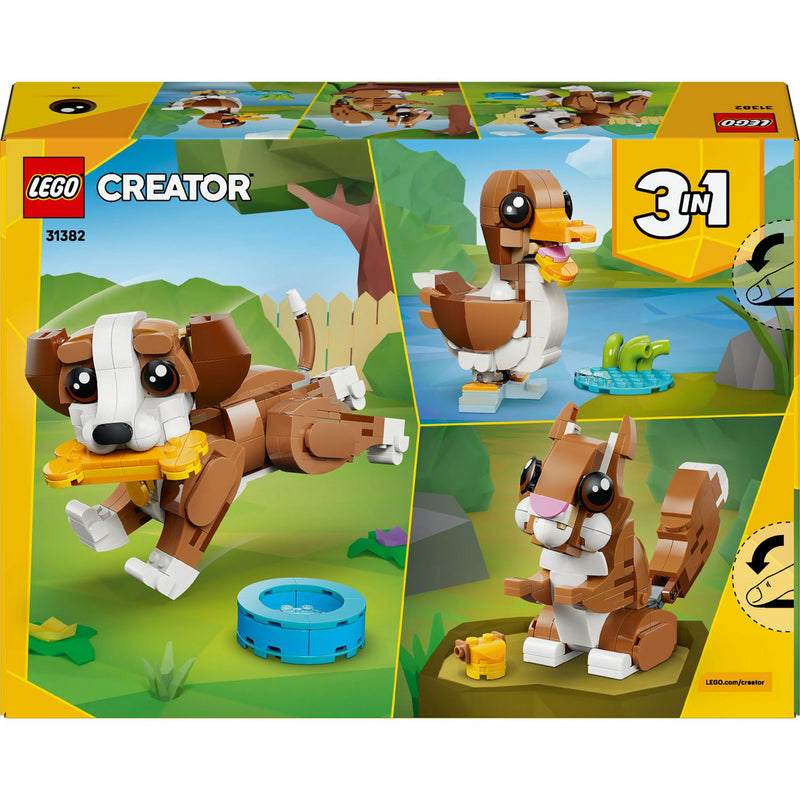 LEGO Creator 3in1 Playful Puppy Dog building toy 336 pieces, imported from the UK