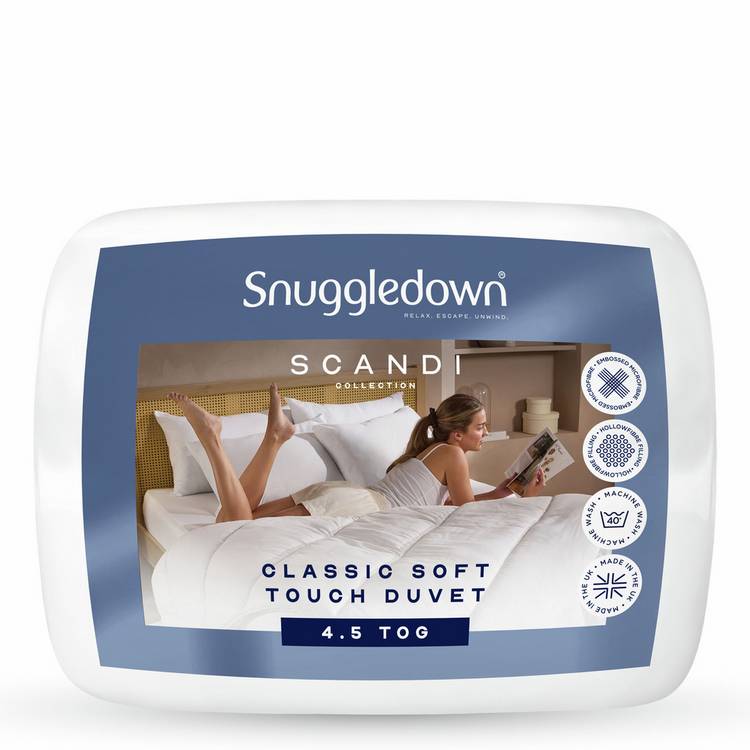 Snuggledown Scandi Classic 4.5 Tog single duvet, UK version