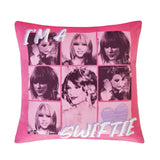 Celebrity Icons pink cushion 35x35cm (British brand)