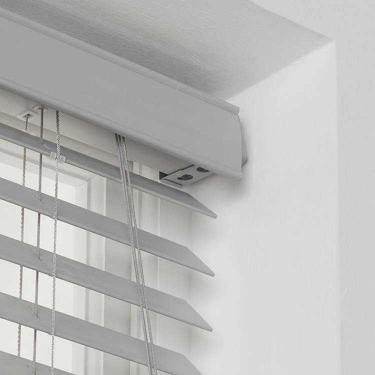 Habitat faux wood venetian blind grey 90cm, UK version