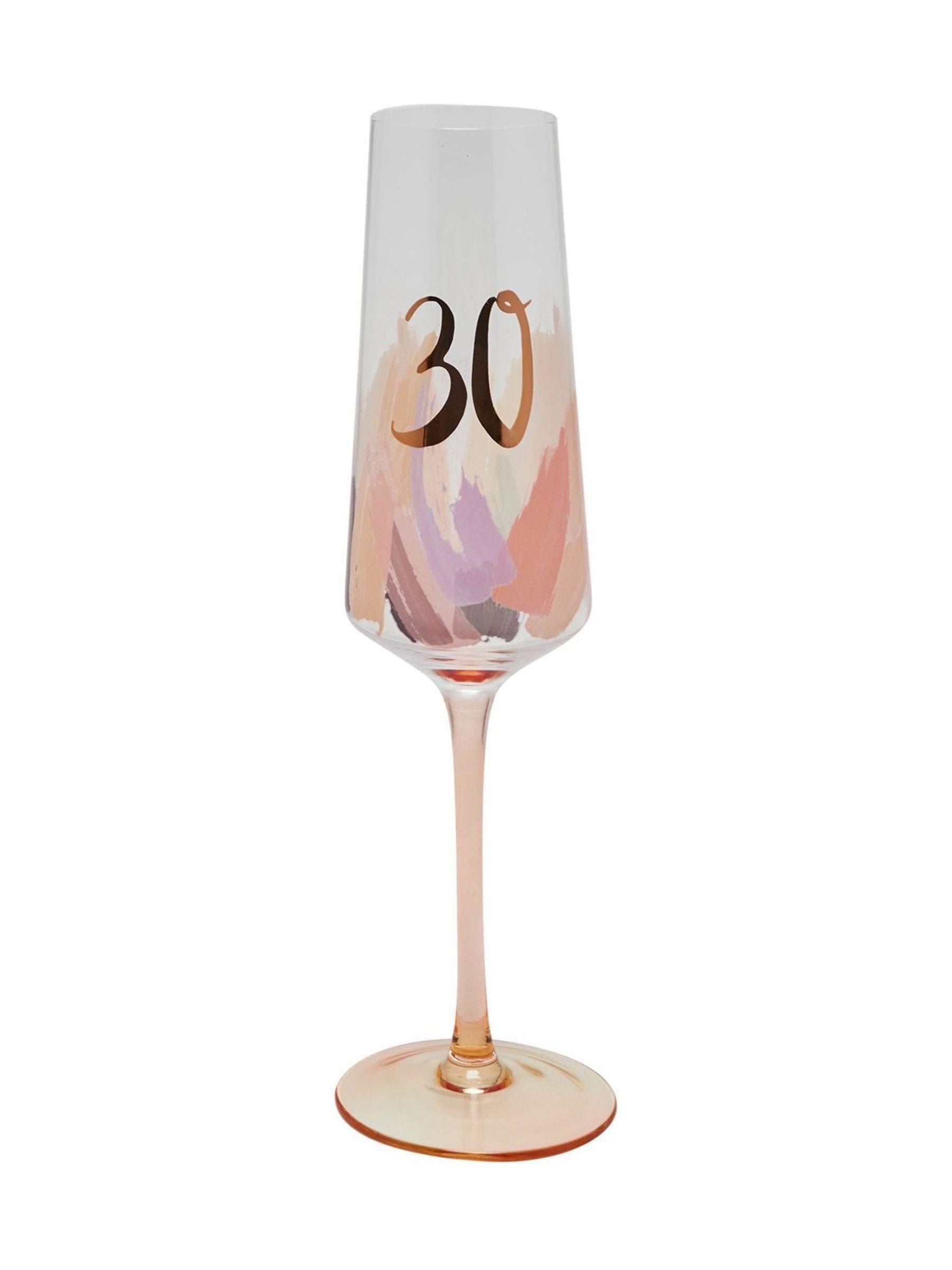Widdop pink 30th birthday flute, imported from the UK