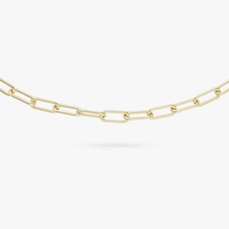 Revere gold plated paperclip link bracelet 20cm - British product