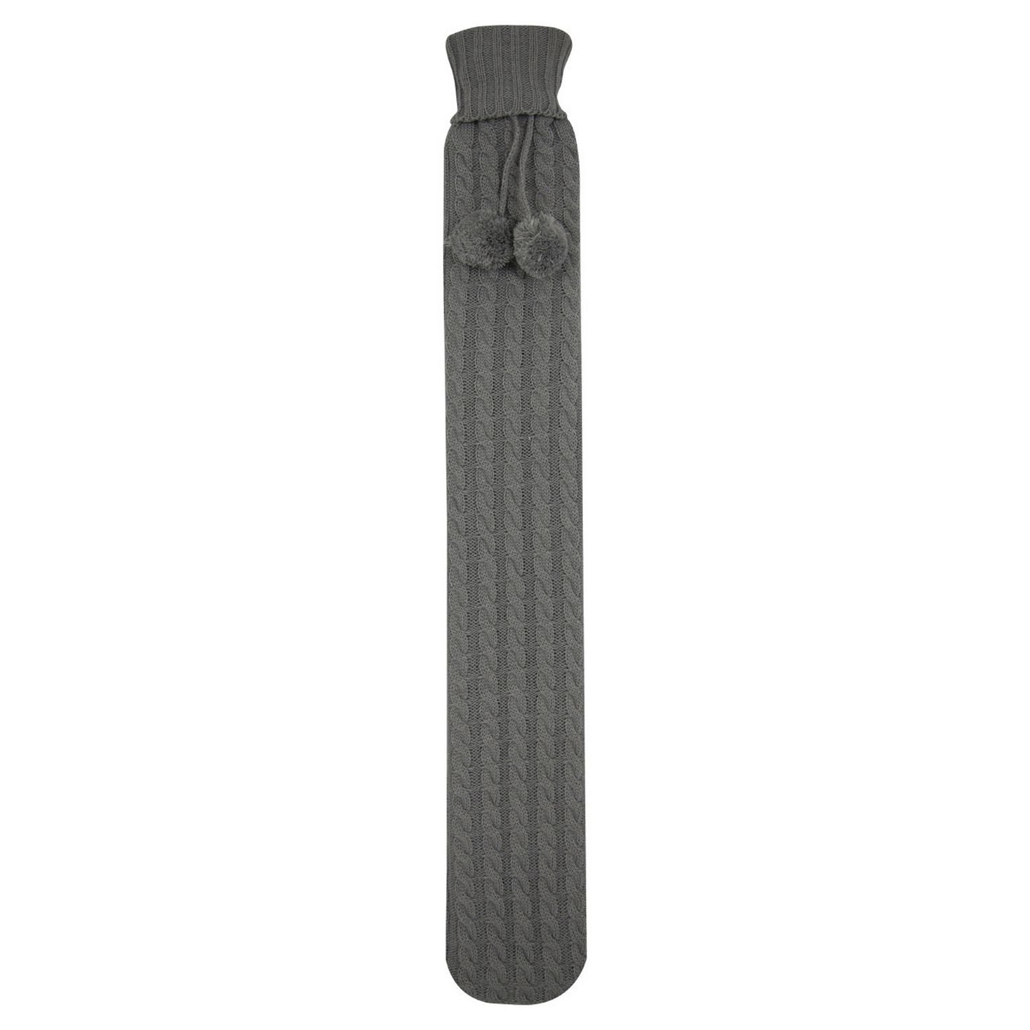 Cassandra long cable knit hot water bottle, imported from the UK