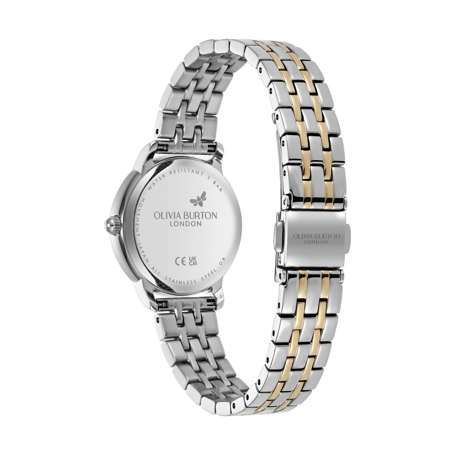 Olivia Burton two-tone bracelet watch 30mm, UK version
