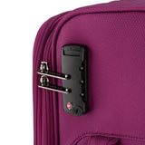 Featherstone soft cabin suitcase purple 55cm, UK version