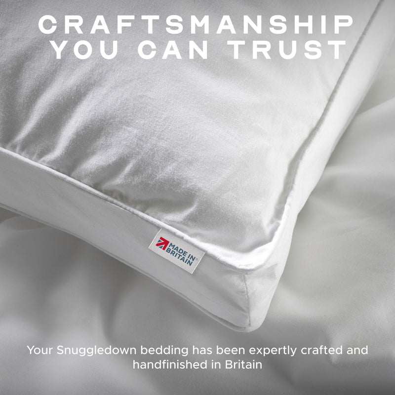 Snuggledown back sleeper pillow 2-pack medium soft, UK version