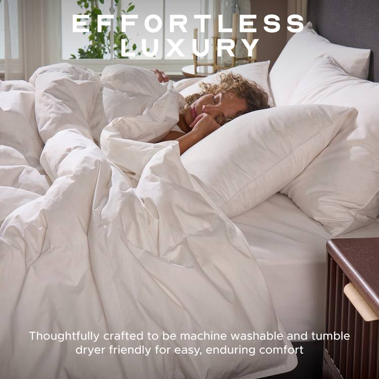 Snuggledown all season goose feather and down duvet single, imported from the UK