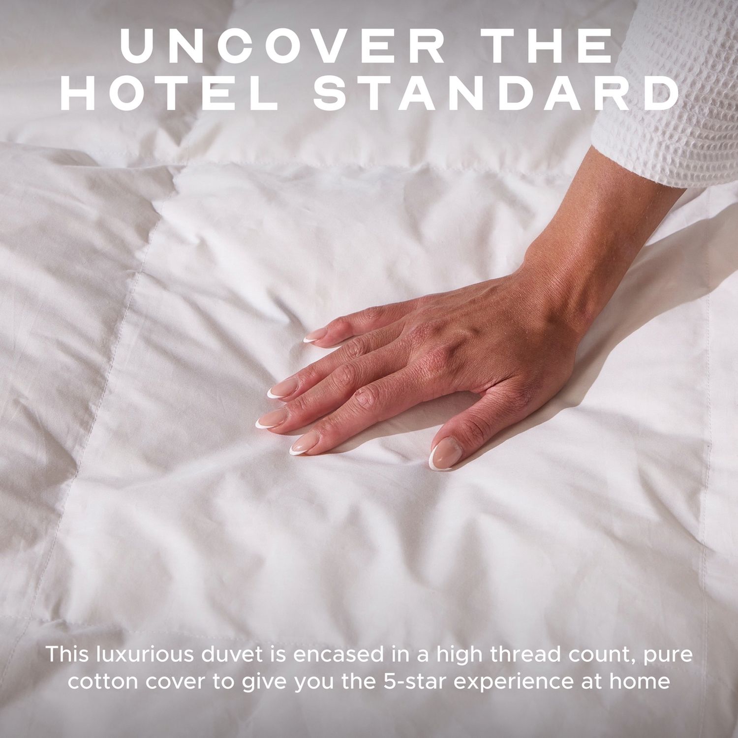 Snuggledown Hotel Goose Feather & Down All Season Duvet 13.5 Tog - Double