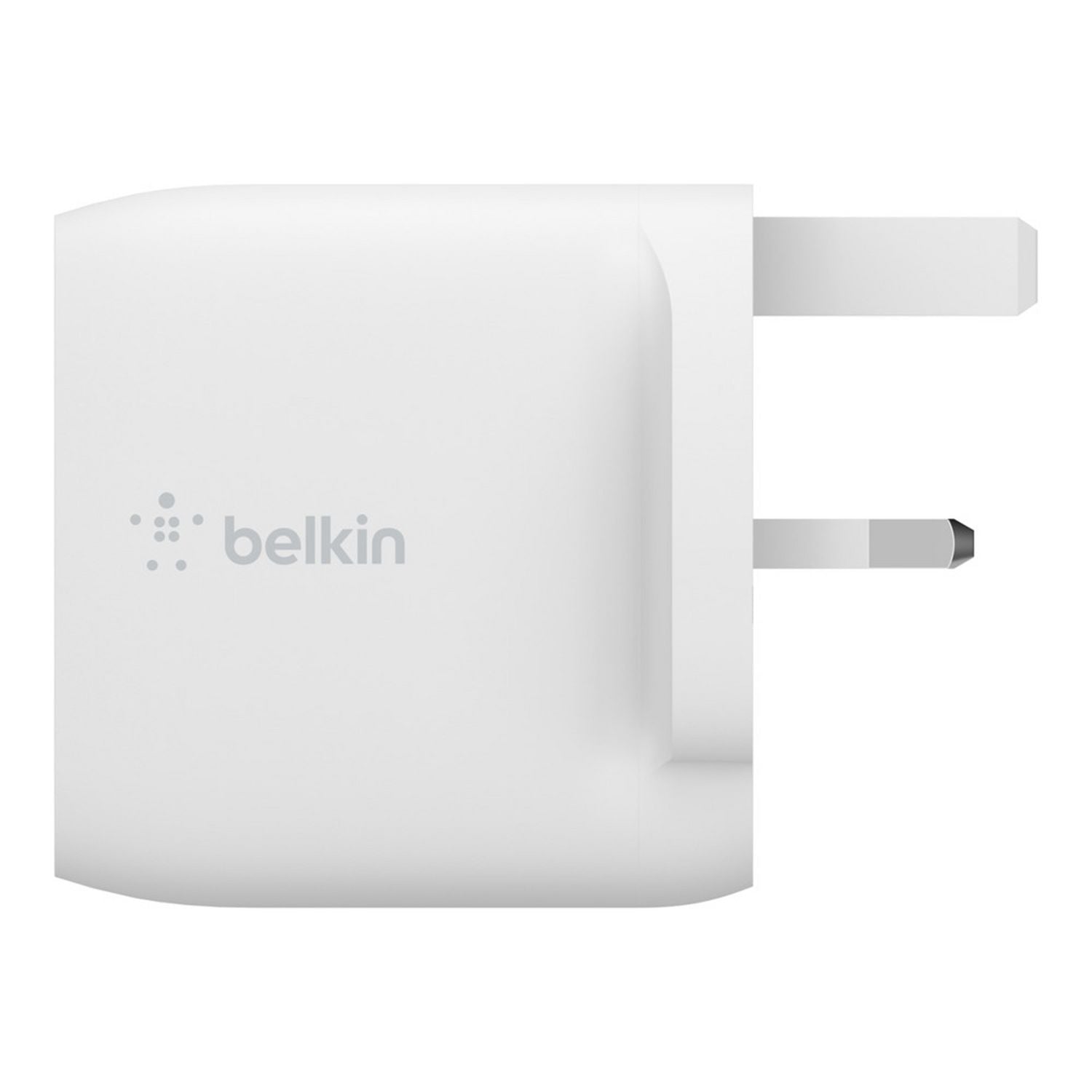 Belkin 24W dual USB-A wall charger white, imported from the UK