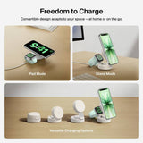Belkin wireless charger 25W Qi2 MagSafe foldable Sand, UK version