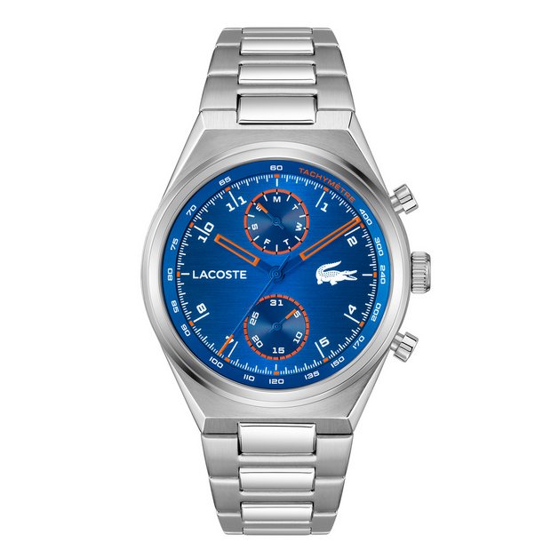 Lacoste blue dial watch 43mm stainless steel - British product