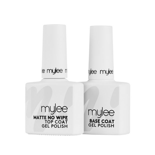 Mylee base coat and top coat gel polish duo, imported from the UK