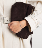Astrid & Miyu recycled sterling silver heart bracelet, imported from the UK