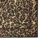 Laurence Llewelyn Bowen Leopard Black and Orange  Rug - 152x230cm