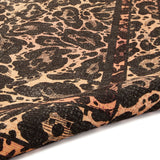 Laurence Llewelyn Bowen Leopard Black and Orange  Rug - 152x230cm