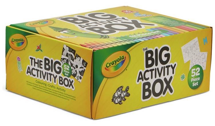 Crayola 52 Pieces Big Activity Box GOODS Argos