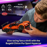 LEGO Technic Bugatti Chiron hypercar building kit, imported from the UK
