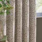 Wylder Grace Natural leaf eyelet curtains 117x137cm, imported from the UK