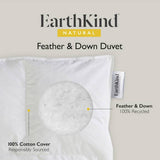 Earthkind Feather & Down Duvet 10.5 Tog Single (British brand)