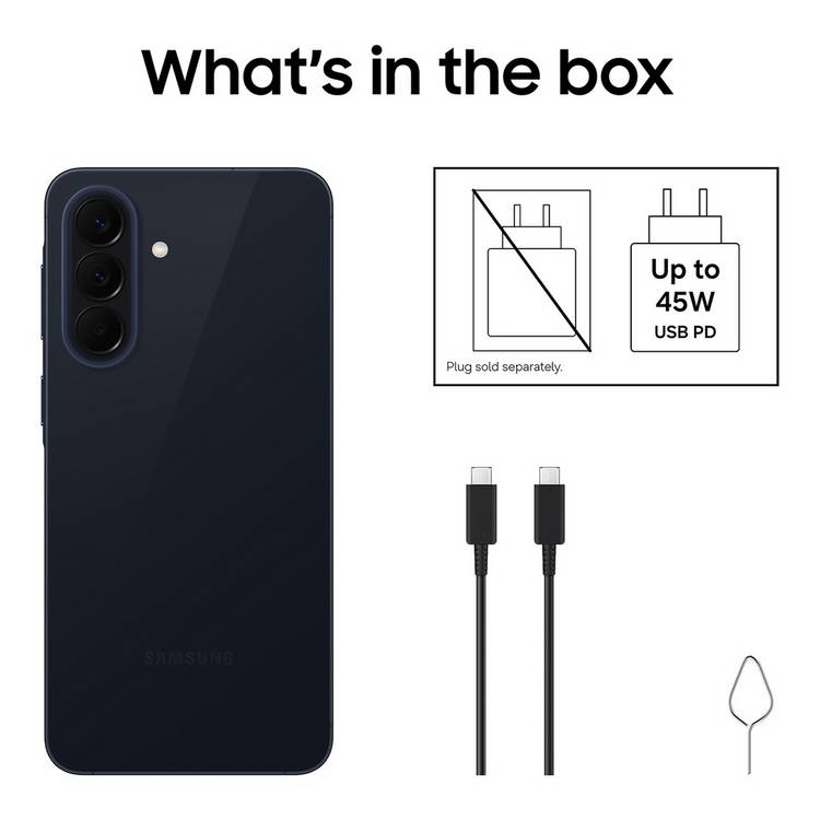 Samsung Galaxy A57 5G navy 256GB phone (British brand)
